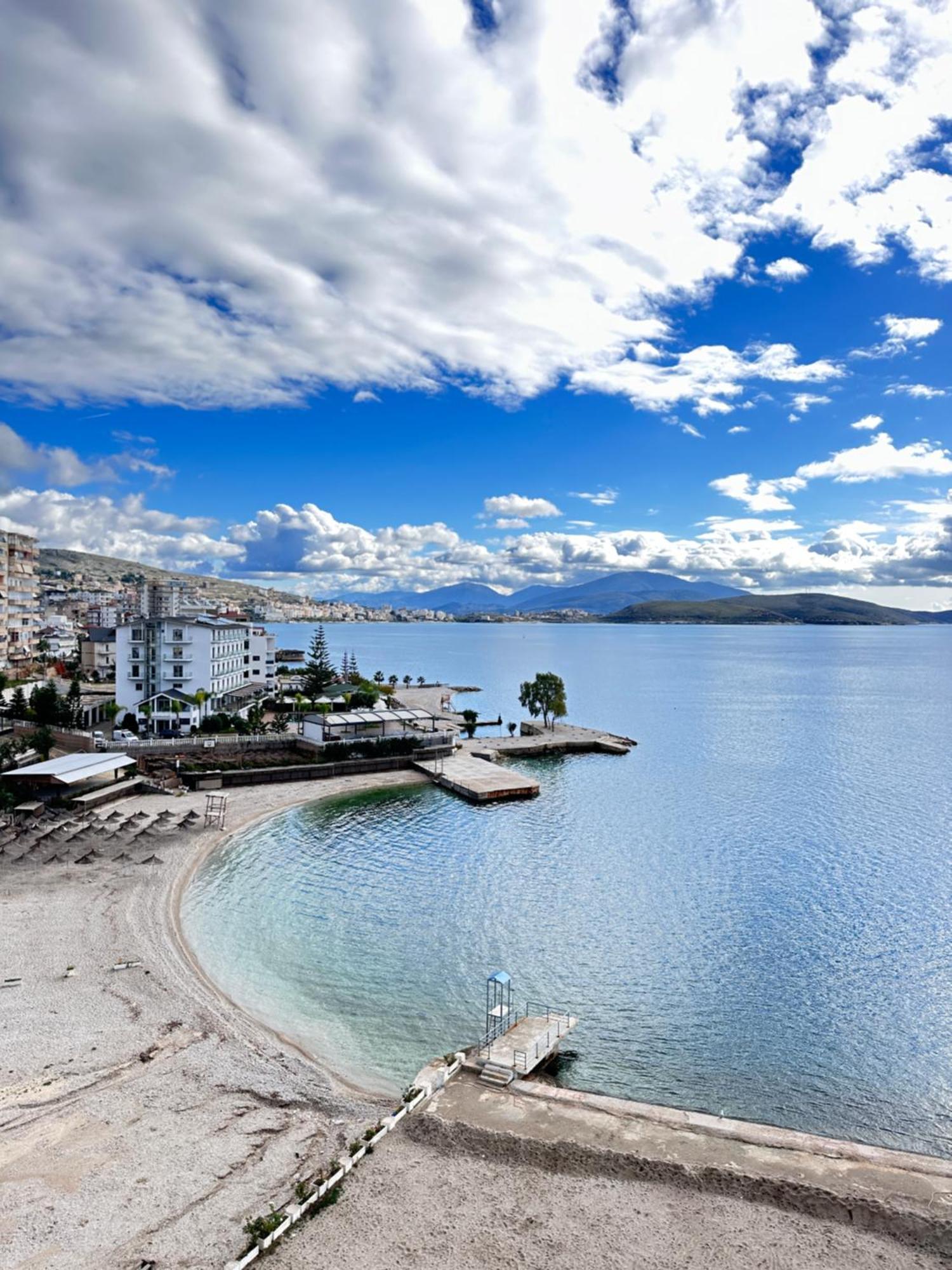 Agora Sea View Apartment Sarande Exterior photo